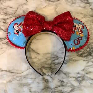 Handmade Christmas Mickey Ears